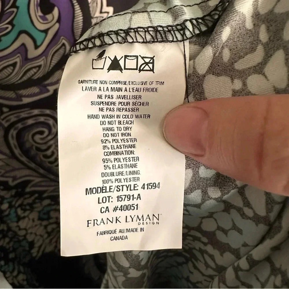 Frank Lyman Designs Dress.‎ So soft and comfy! EUC size 10 - Picture 3 of 10